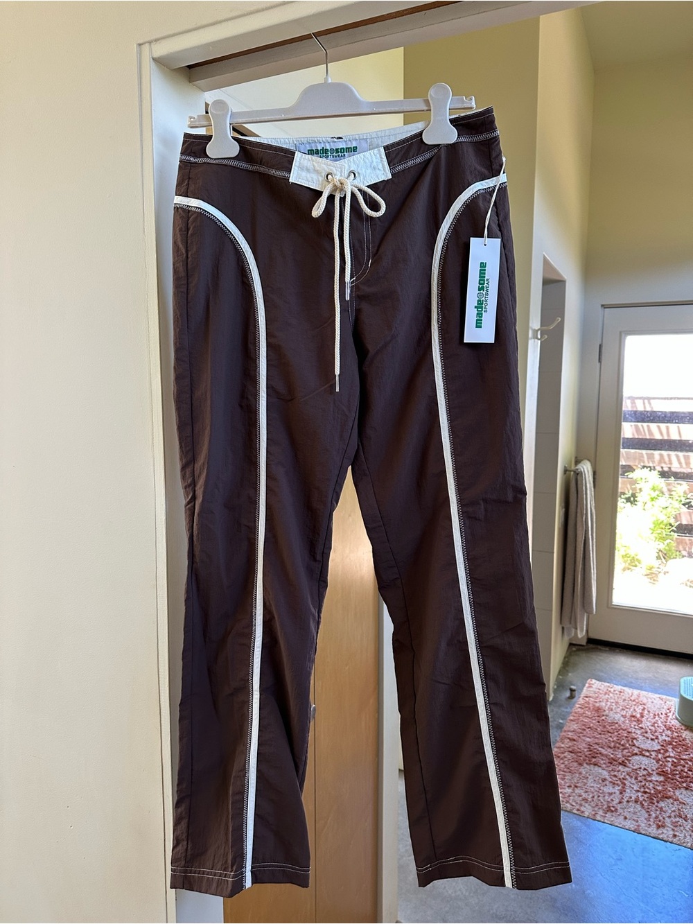 Made Some Sportswear nylon pants